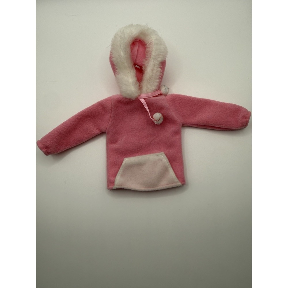 Vintage Mattel Barbie Doll Pink Winter Parka With Hood